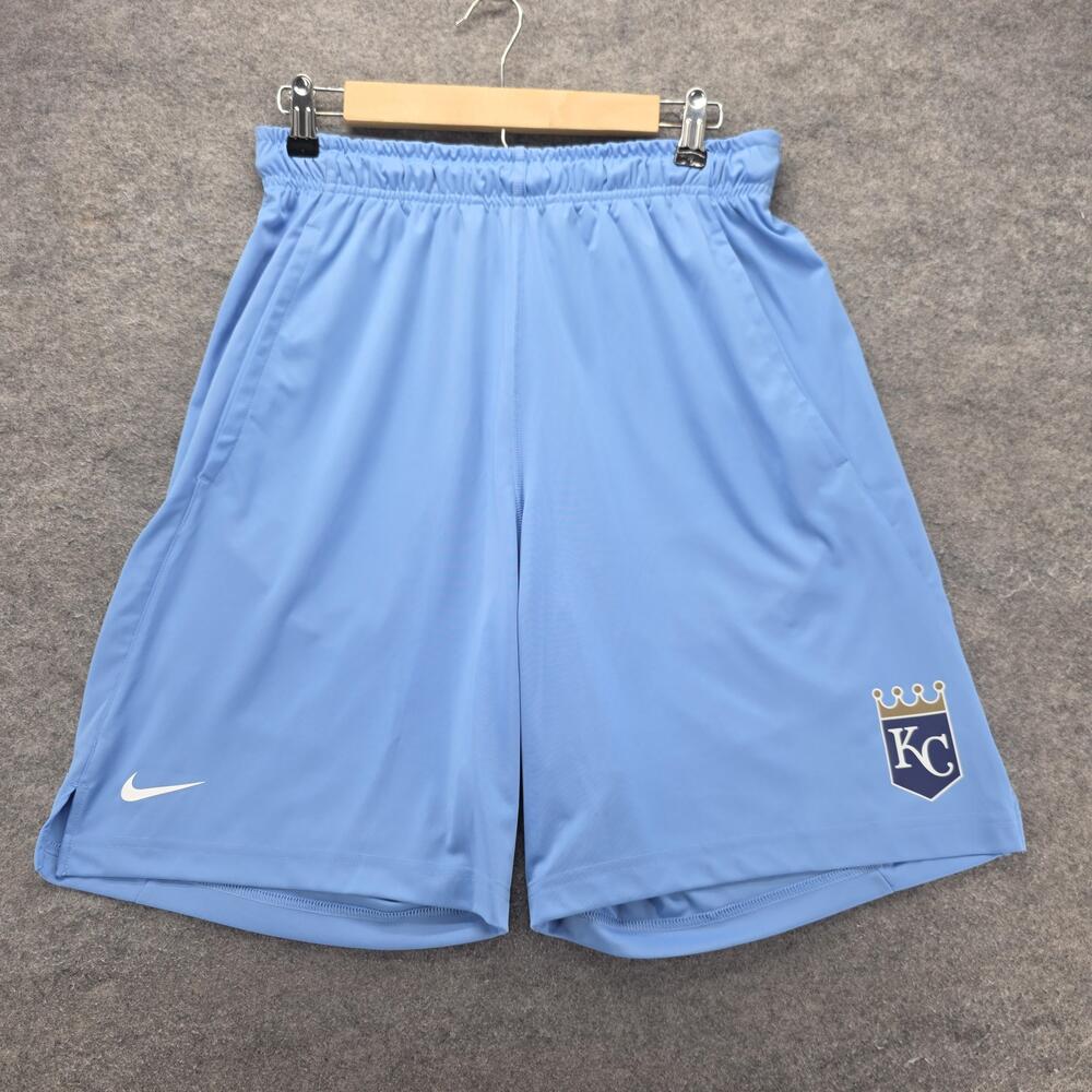 Kansas City Royals Shorts Mens M Blue MLB Baseball Nike Dri-FIT Fly Short 2.0